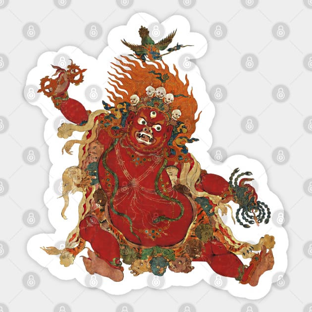 Buddhist art || Tibetan art || Asian art || Art Lover || Newar Sticker by ArtOfSilentium